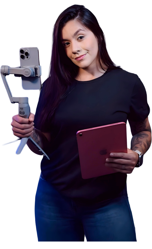 Emily, social media e videomaker do Casal do MKT